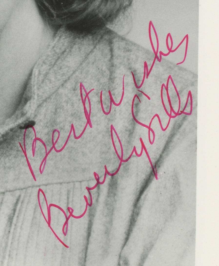 Beverly Sills Opera Signer Autographed Signed 8x10 Photo AMCo COA