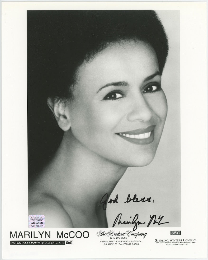 Marilyn McCoo 5th Dimension Autographed Signed 8x10 Photo AMCo COA