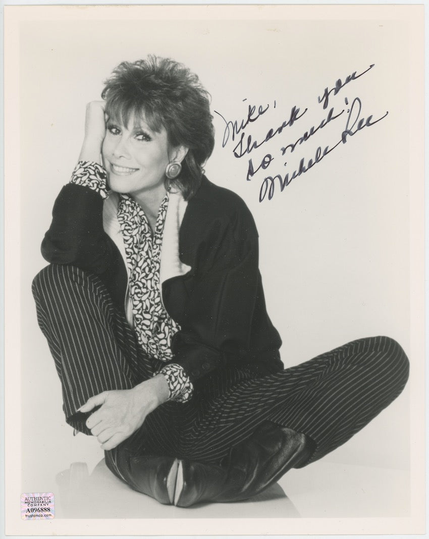 Michele Lee Knots Landing Autographed Signed 8x10 Photo AMCo COA