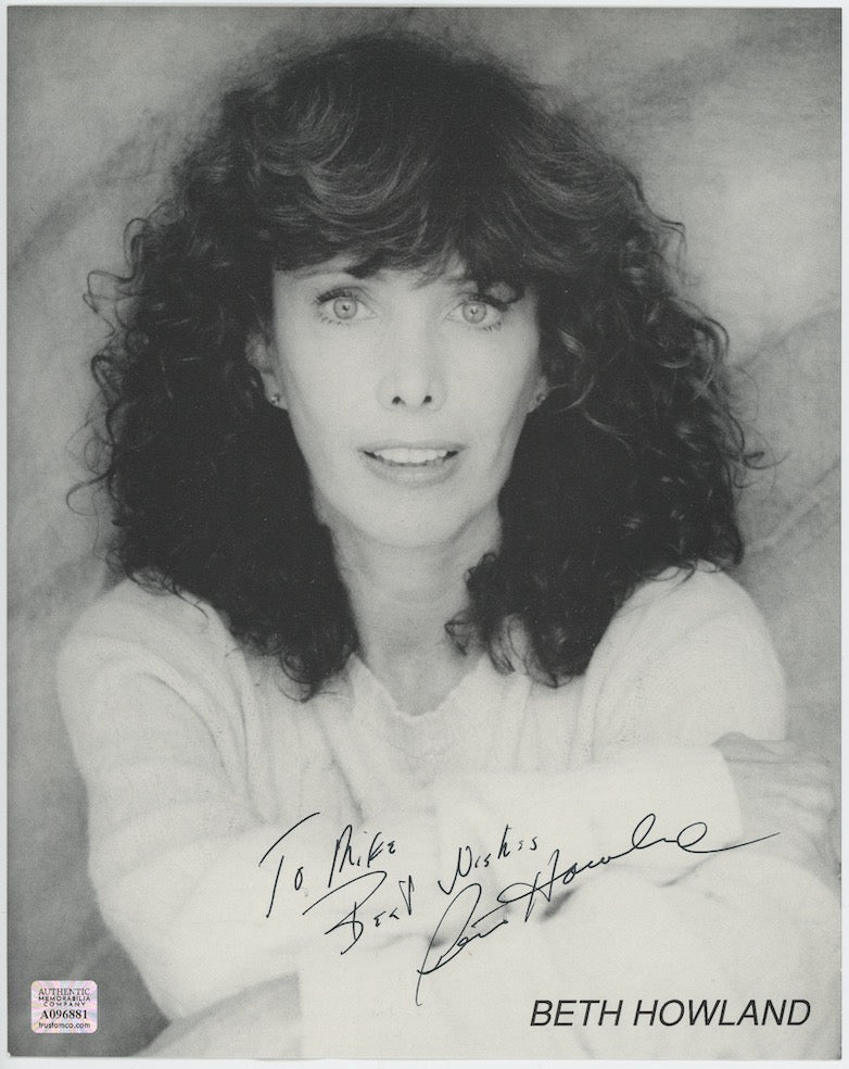 Beth Howland Alice Show Autographed Signed 8x10 Photo AMCo COA