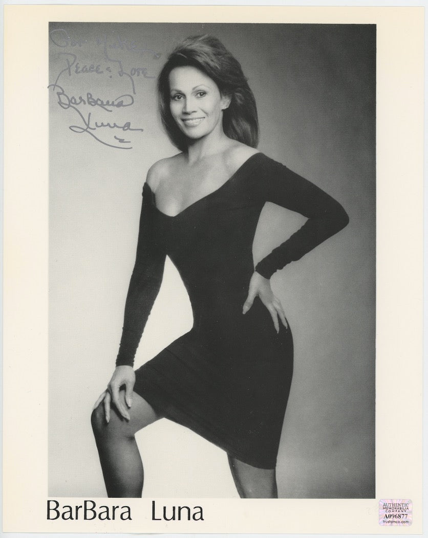 Barbara Luna Five Weeks In A Balloon Autographed Signed 8x10 Photo AMCo COA