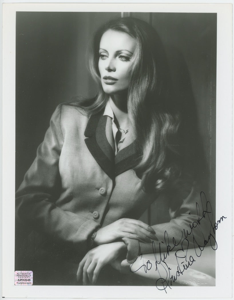 Kristina Wayborn James Bond Octopussy Autographed Signed 8x10 Photo AMCo COA