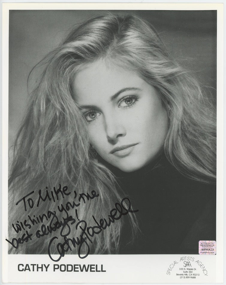 Cathy Podewell Dallas Show Autographed Signed 8x10 Photo AMCo COA