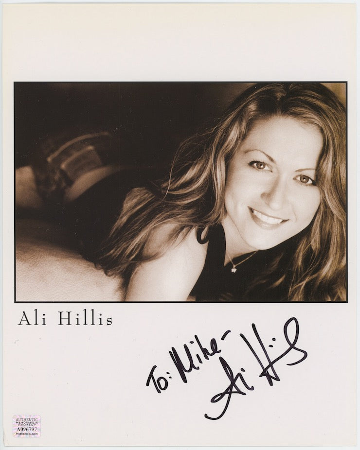 Ali Hillis Mass Effect Autographed Signed 8x10 Photo AMCo COA