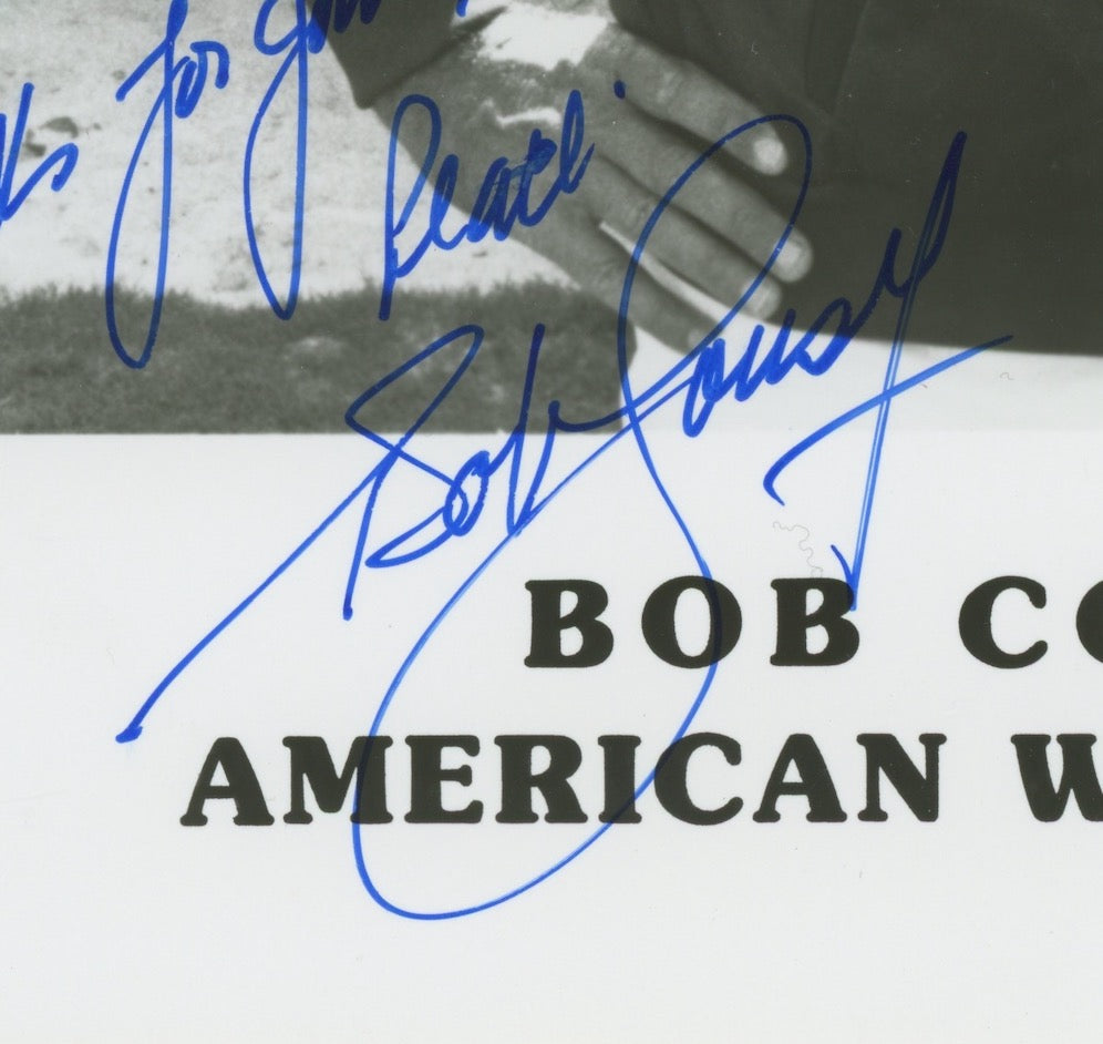 Bob Cousy Boston Celtics Autographed Signed 8x10 AMCo COA