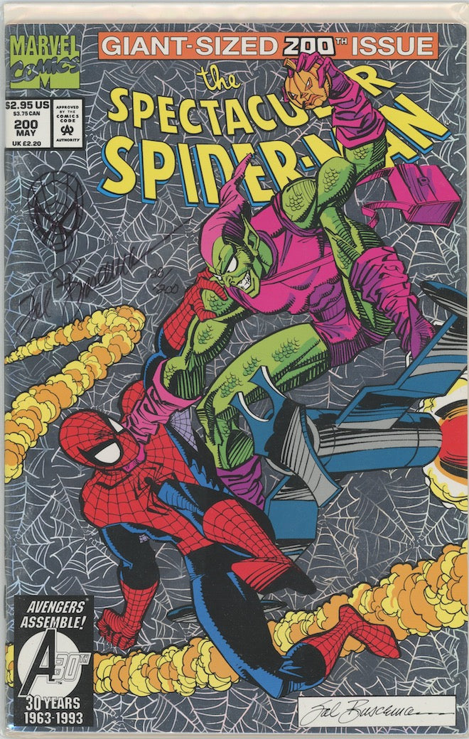 Spectacular Spider-Man #200 Sal Buscema Autographed Signed Comic Book DF COA