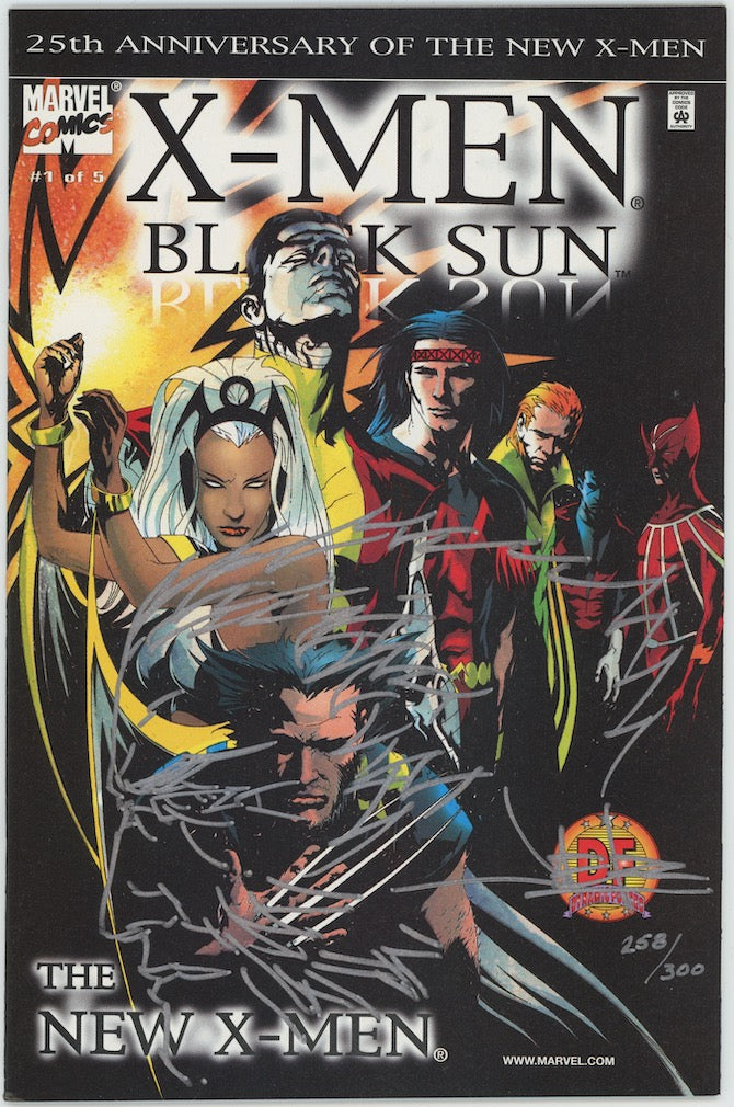 X-Men Black Sun Jae Lee Autographed Signed With Sketch Comic Book DF COA