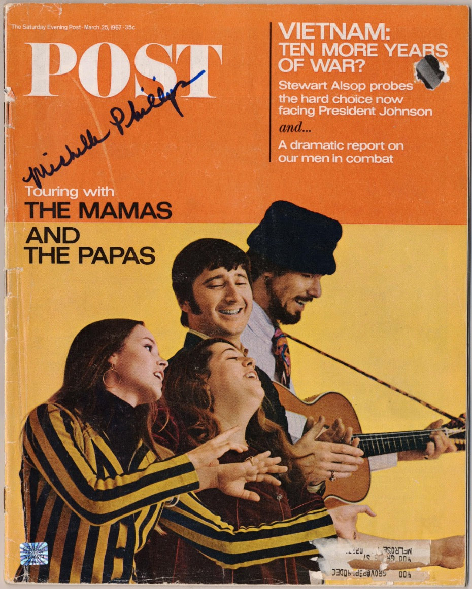 Michelle Phillips Autographed Signed California Dreamin' Magazine AMCo COA