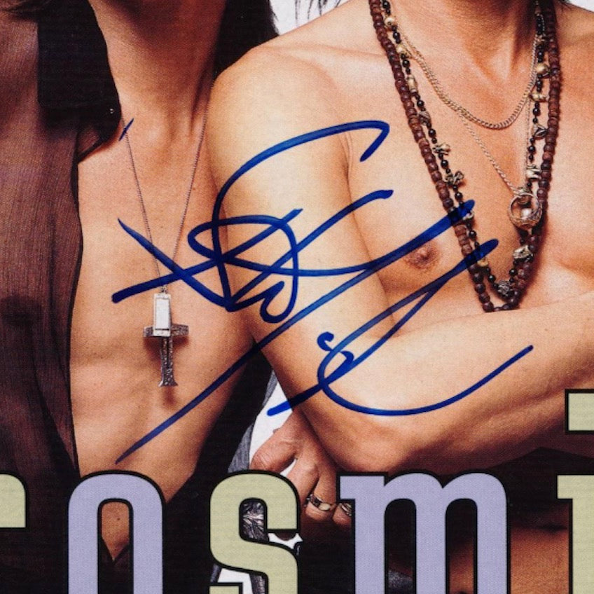 Steven Tyler Aerosmith Singer Sgned Magazine Magazine AMCo COA