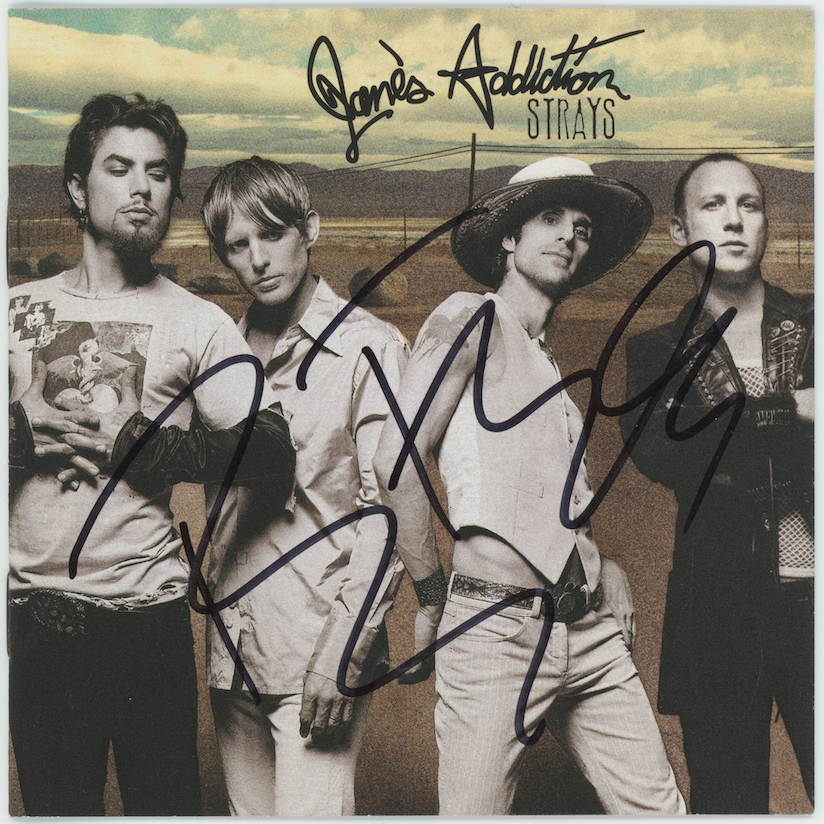 Perry Farrell Jane's Addictioned Autographed Signed Strays CD Booklet AMCo COA