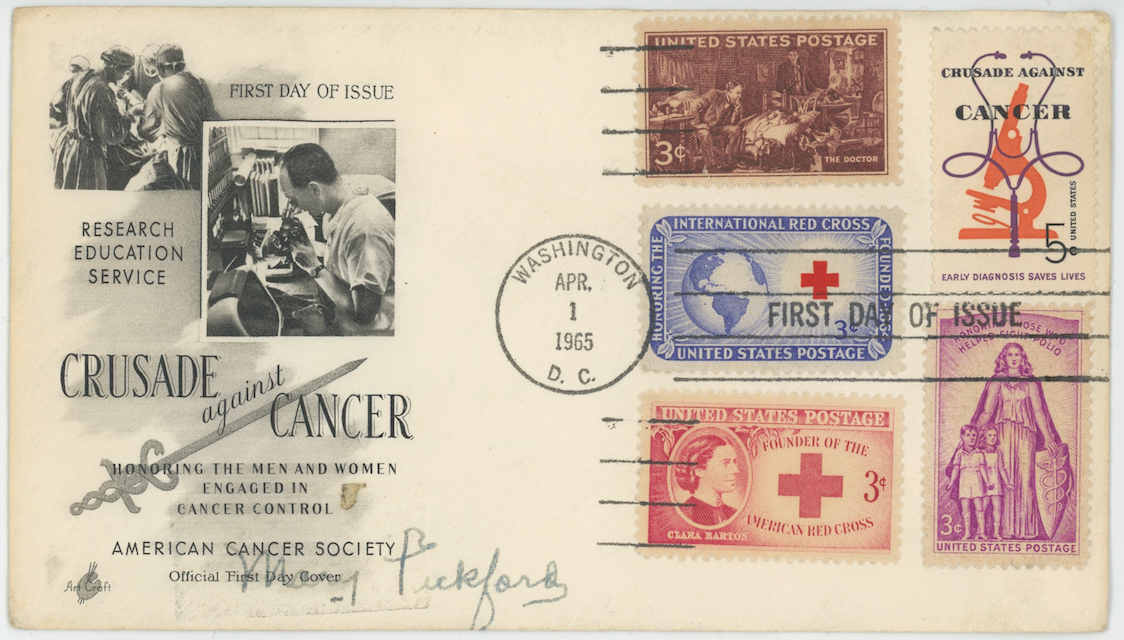 Mary Pickford Actress Autographed Signed FDC Envelope AMCo COA
