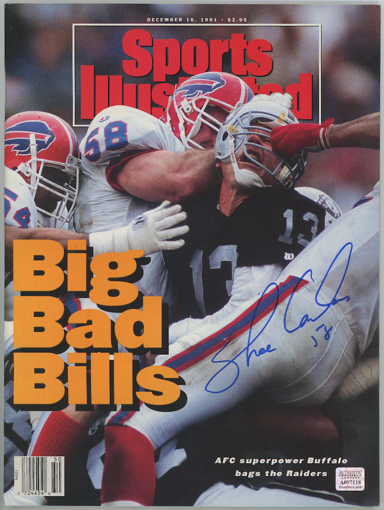 Shane Conlan Bills Autographed Signed Sports Illustrated Magazine AMCo COA