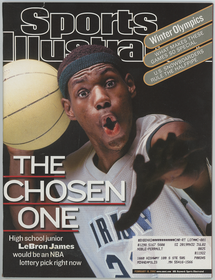LeBron James Chosen One February 18 2002 Sports Illustrated Magazine