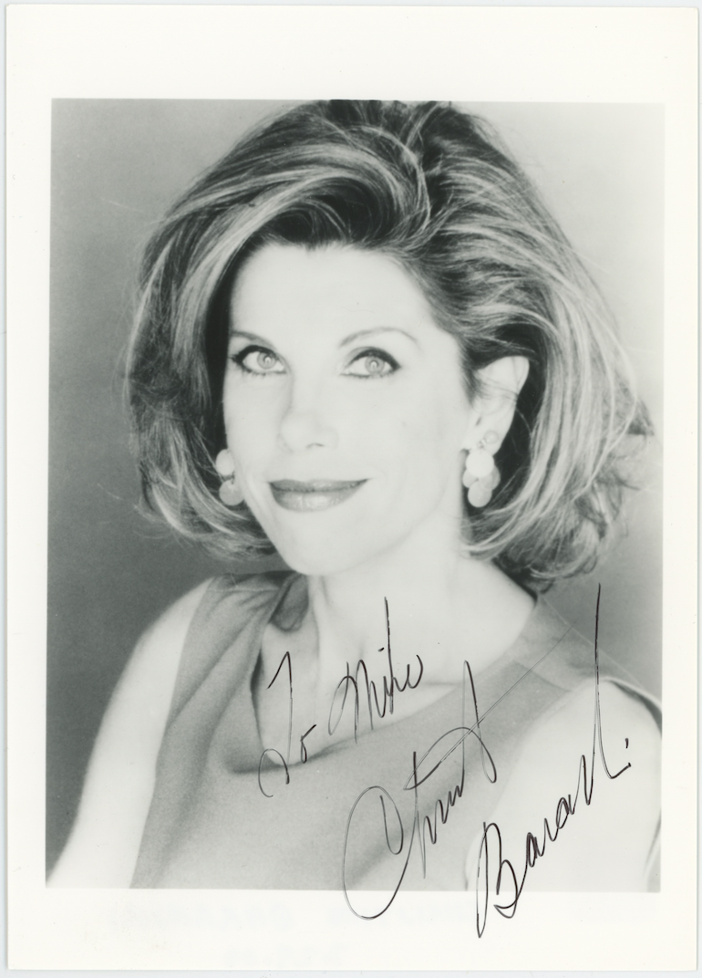 Christine Baranski The Good Wife Autographed Signed Photo AMCo COA