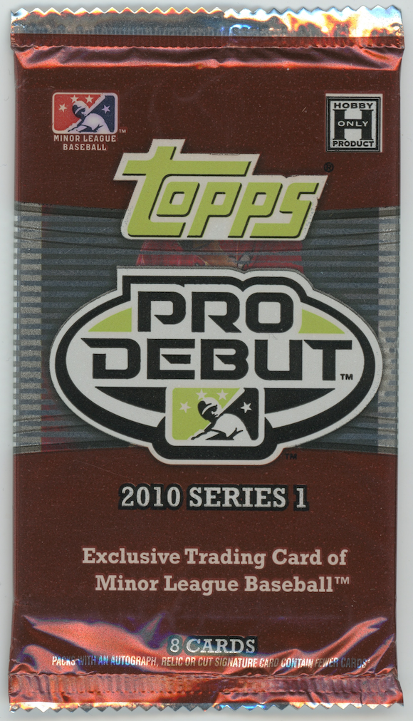 2010 Topps Pro Debut MLB Series 1 Mike Trout Sealed Hobby Pack