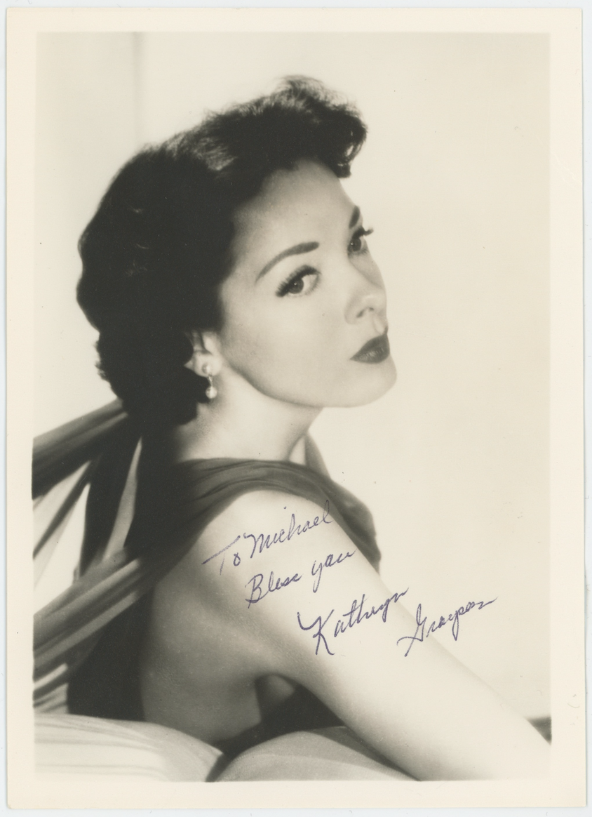 Kathryn Grayson American Actress Autographed Signed Photo AMCo COA