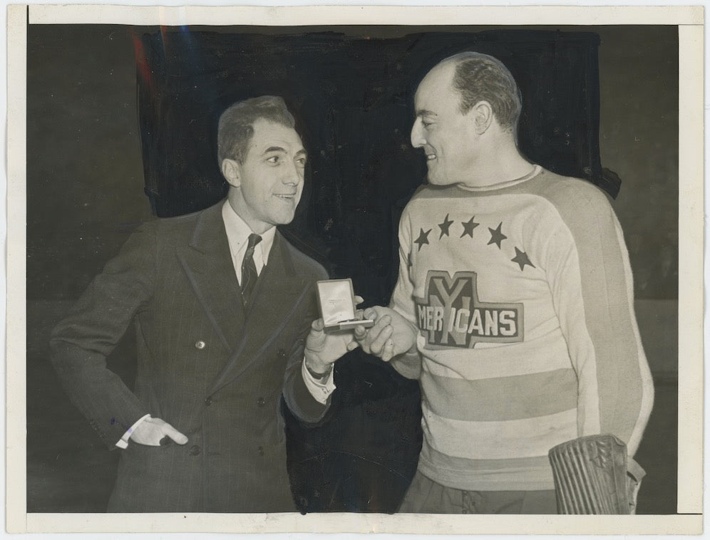 Ching Johnson New York Rangers Americans Original Type 1 Photo AMCo