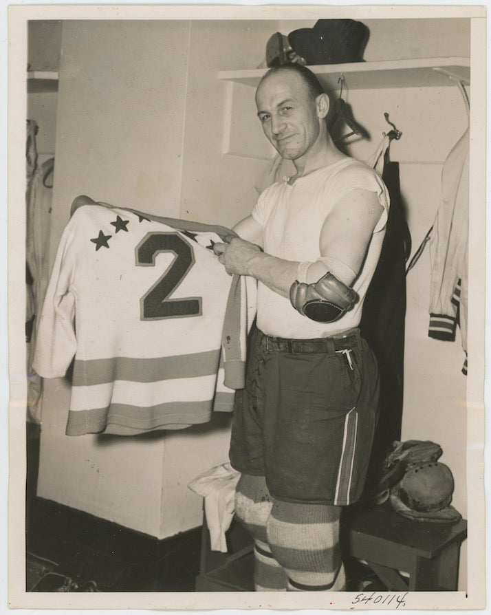 Eddie Shore Boston Bruins All Star Original Type 1 Photo AMCo