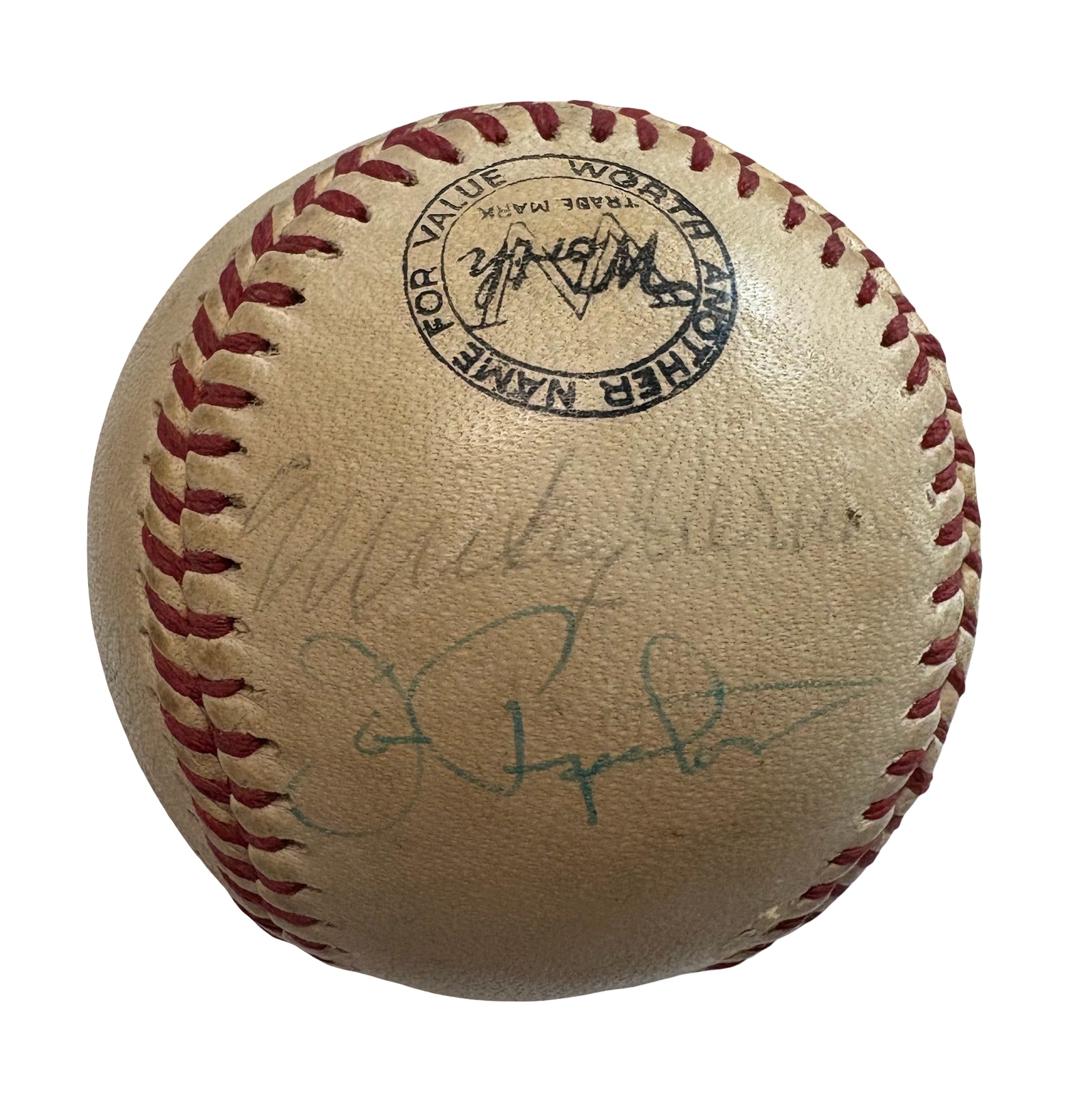 1962 New York Yankees Mickey Mantle Team Autographed Signed Baseball AMCo LOA