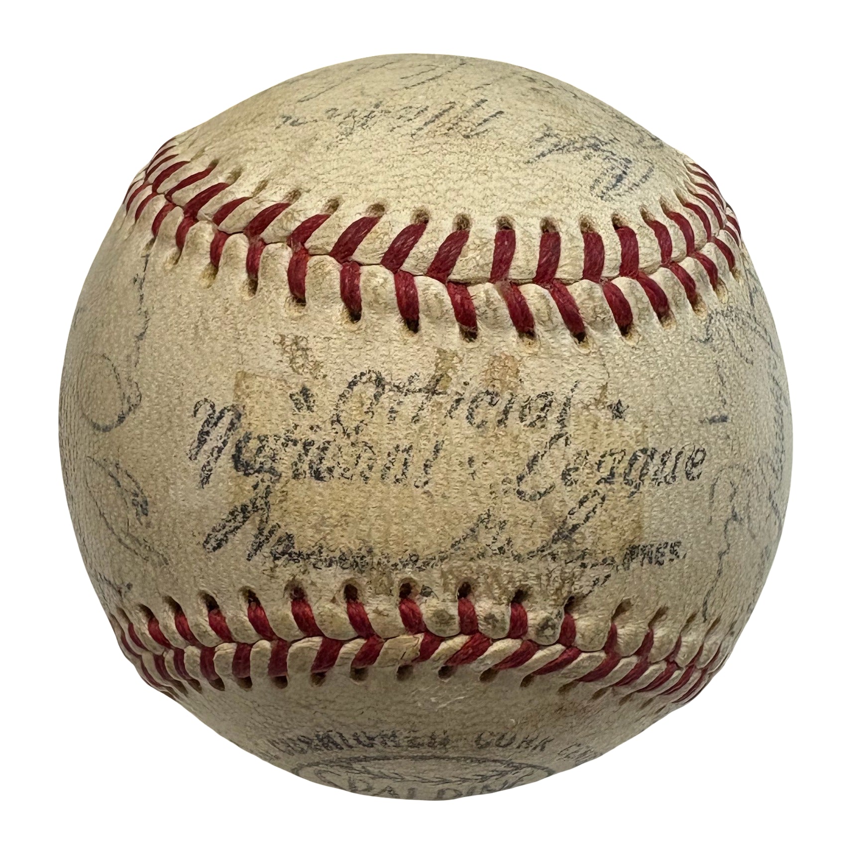 1969 Cincinnati Reds Rose Bench Team Autographed Signed Baseball AMCo LOA