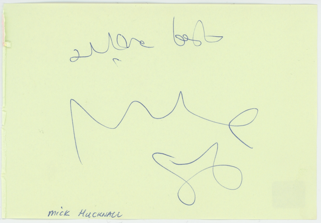 Mick Hucknall Simply Red Autographed Signed Album Page AMCo COA