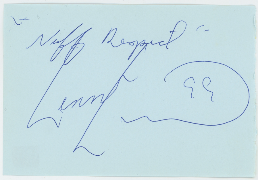 Lennox Lewis Olympic Boxer Autographed Signed Album Page AMCo COA