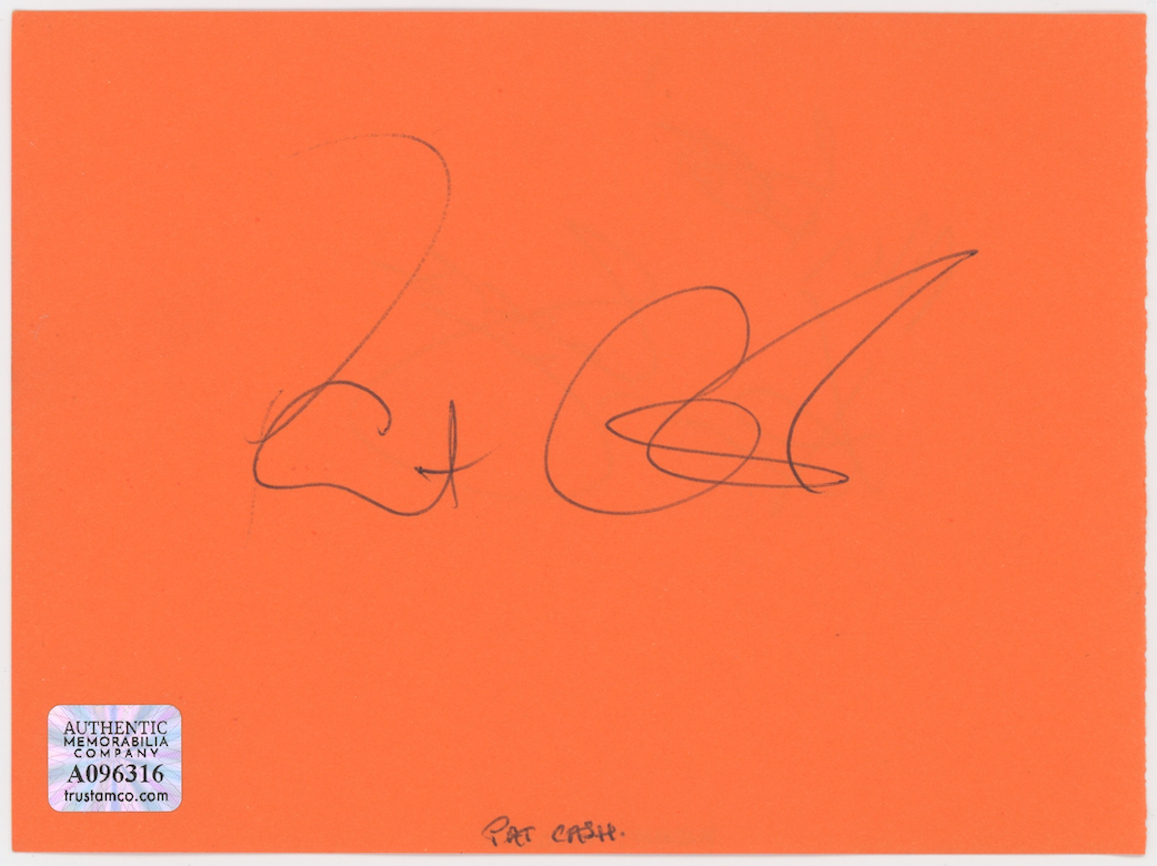 Kenny Rogers & Pat Cash Autographed Signed Album Page AMCo COA