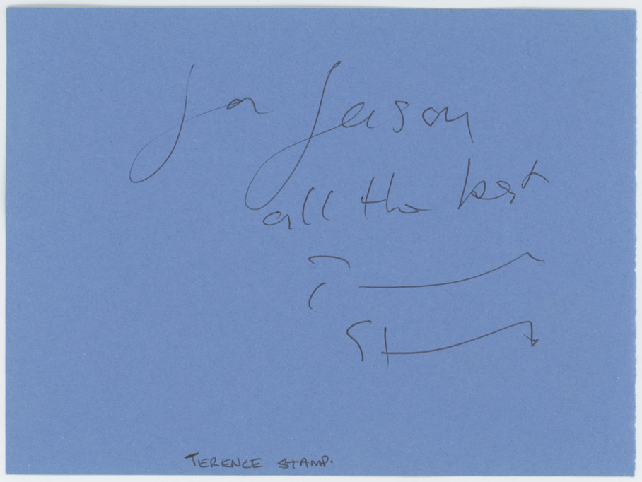 Terence Stamp & Gary Barlow Autographed Signed Album Page AMCo COA