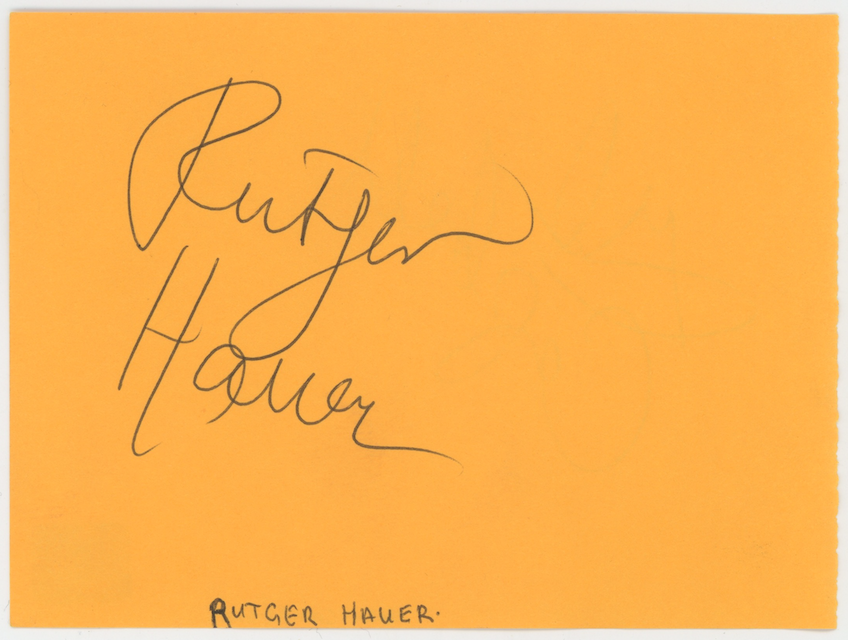 Rutger Hauer & Glen Campbell Autographed Signed Album Page AMCo COA