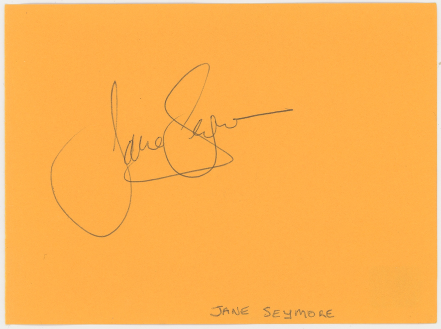 Jane Seymour Dr Quinn Medicine Woman Autographed Signed Album Page AMCo COA