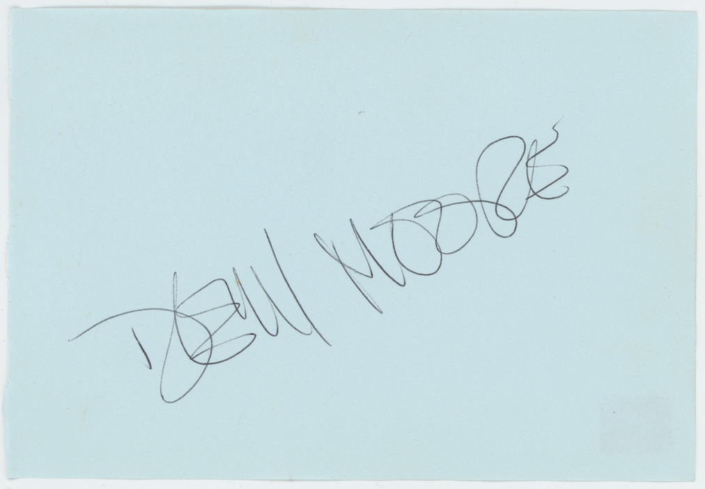 Demi Moore Ghost Autographed Signed Album Page AMCo COA