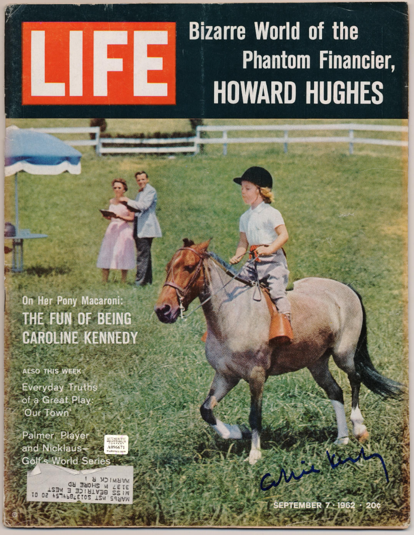 Caroline Kennedy JFK Daughter Autographed Signed LIFE Magazine AMCo COA