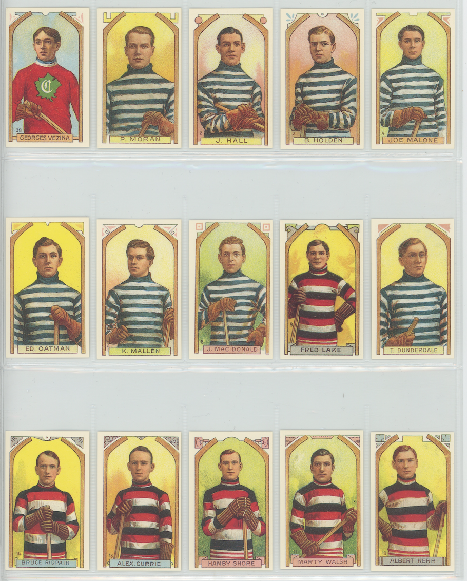 1911 C55 Lancaster Reprint Vintage Hockey Set Of 44 Out Of 45  Card Set  