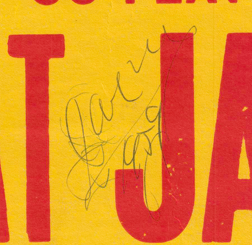 Harry Blackstone Sr Worlds Greatest Magician Autographed Signed Original Poster AMCo LOA