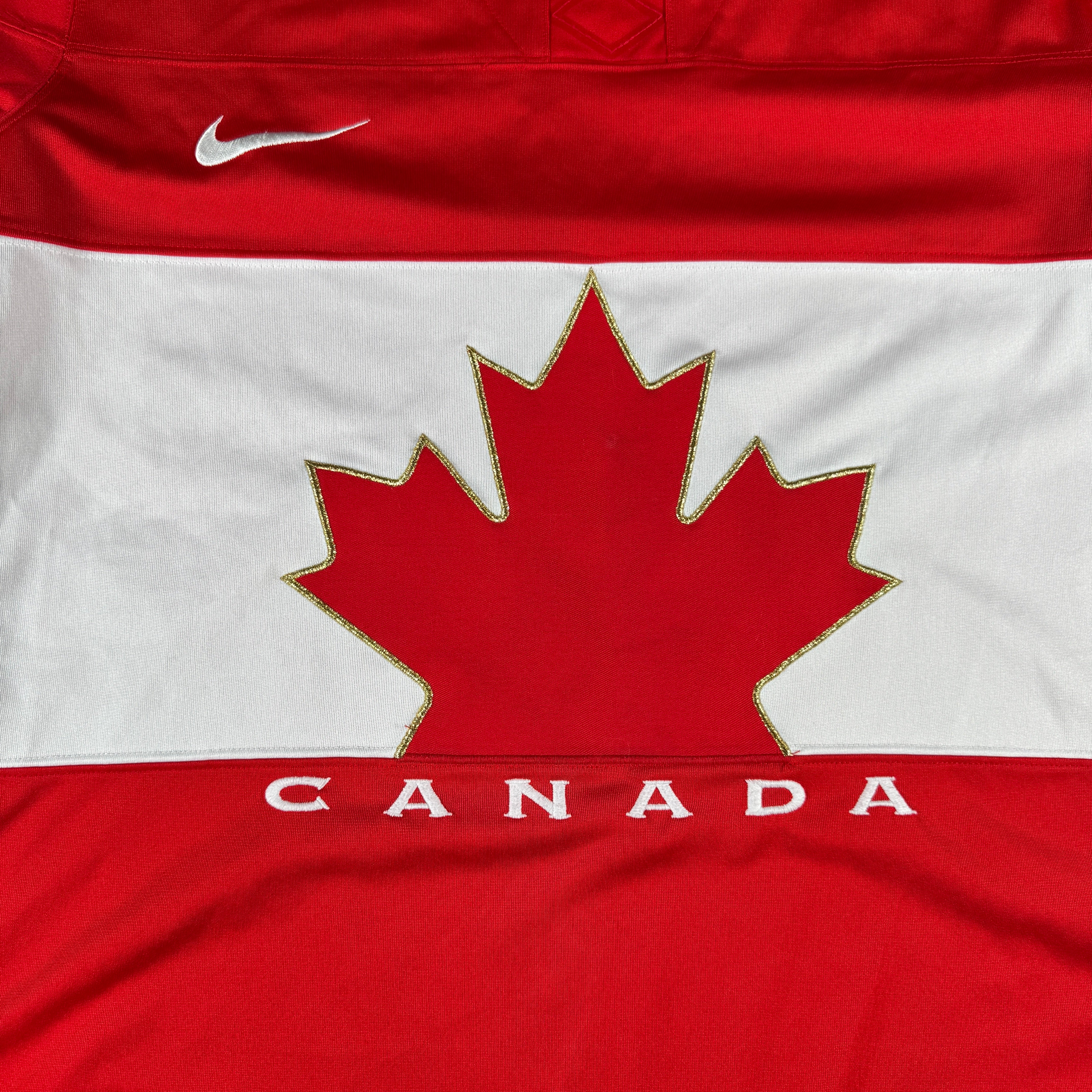 2014 Team Canada Authentic Nike Olympics Red Size Large Jersey GA 