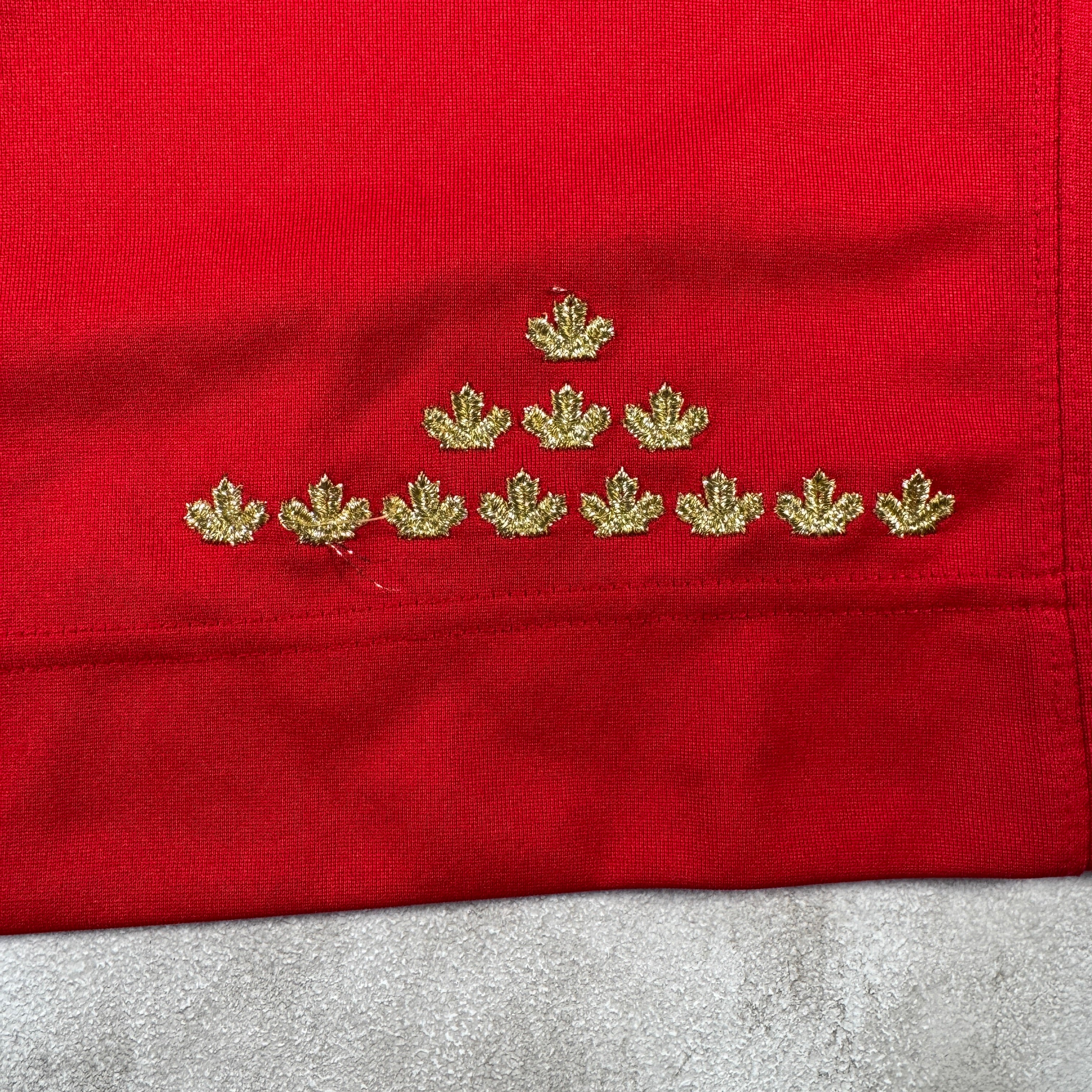 2014 Team Canada Authentic Nike Olympics Red Size Large Jersey GA 