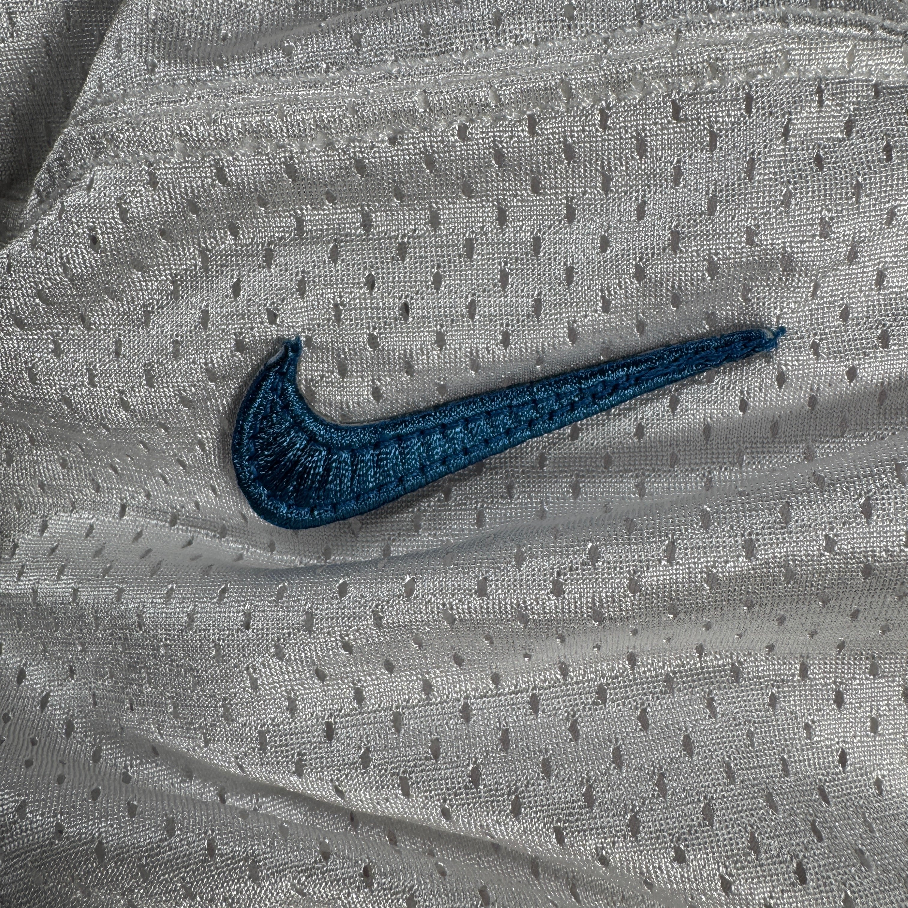 Detroit Lions #89 2024 Era White Game Worn Used Nike Practice Jersey GA 