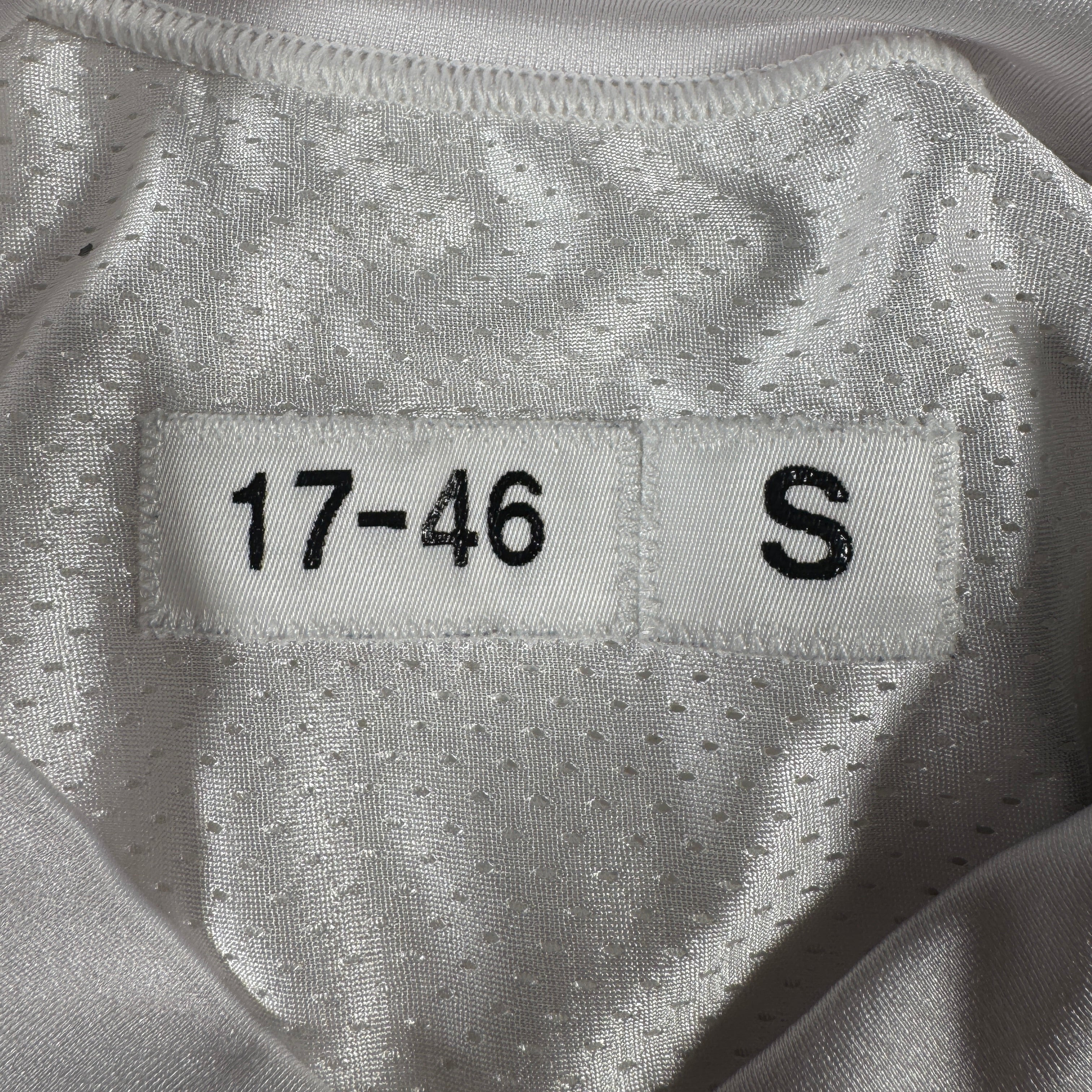 Detroit Lions #89 2024 Era White Game Worn Used Nike Practice Jersey GA 