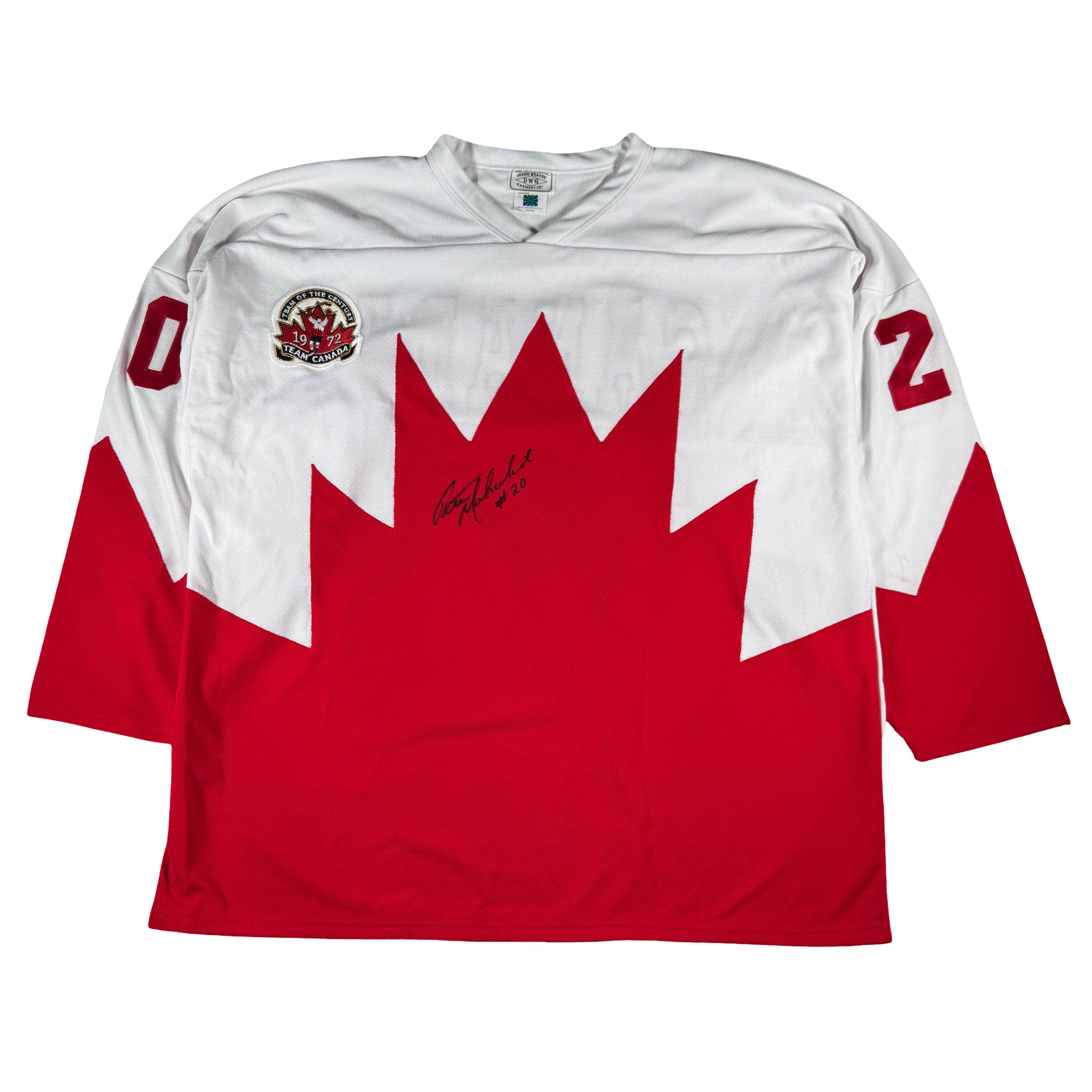 Pete Mahovlich 1972 Team Canada Summit Series Autographed Signed Jersey AMCo COA