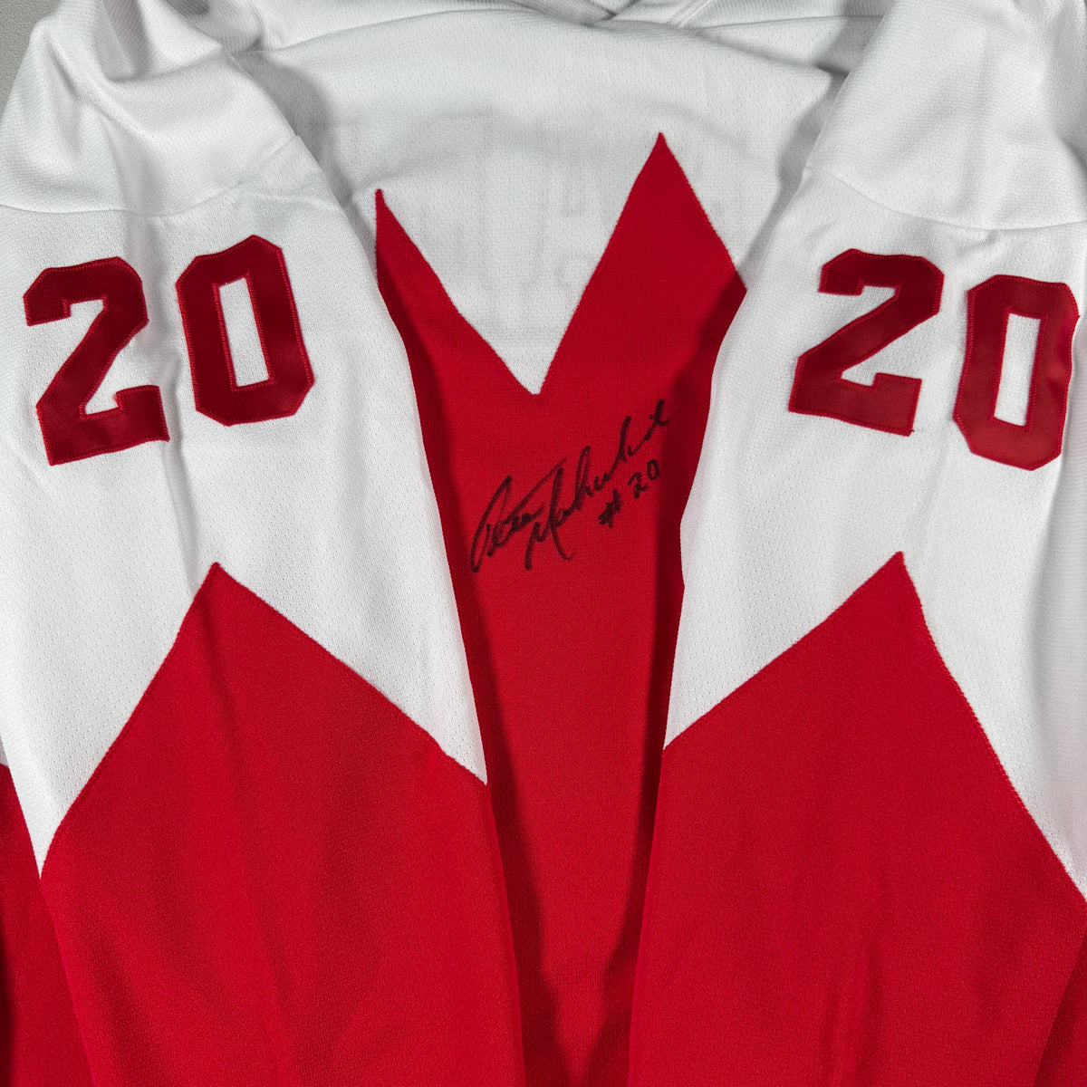 Pete Mahovlich 1972 Team Canada Summit Series Autographed Signed Jersey AMCo COA