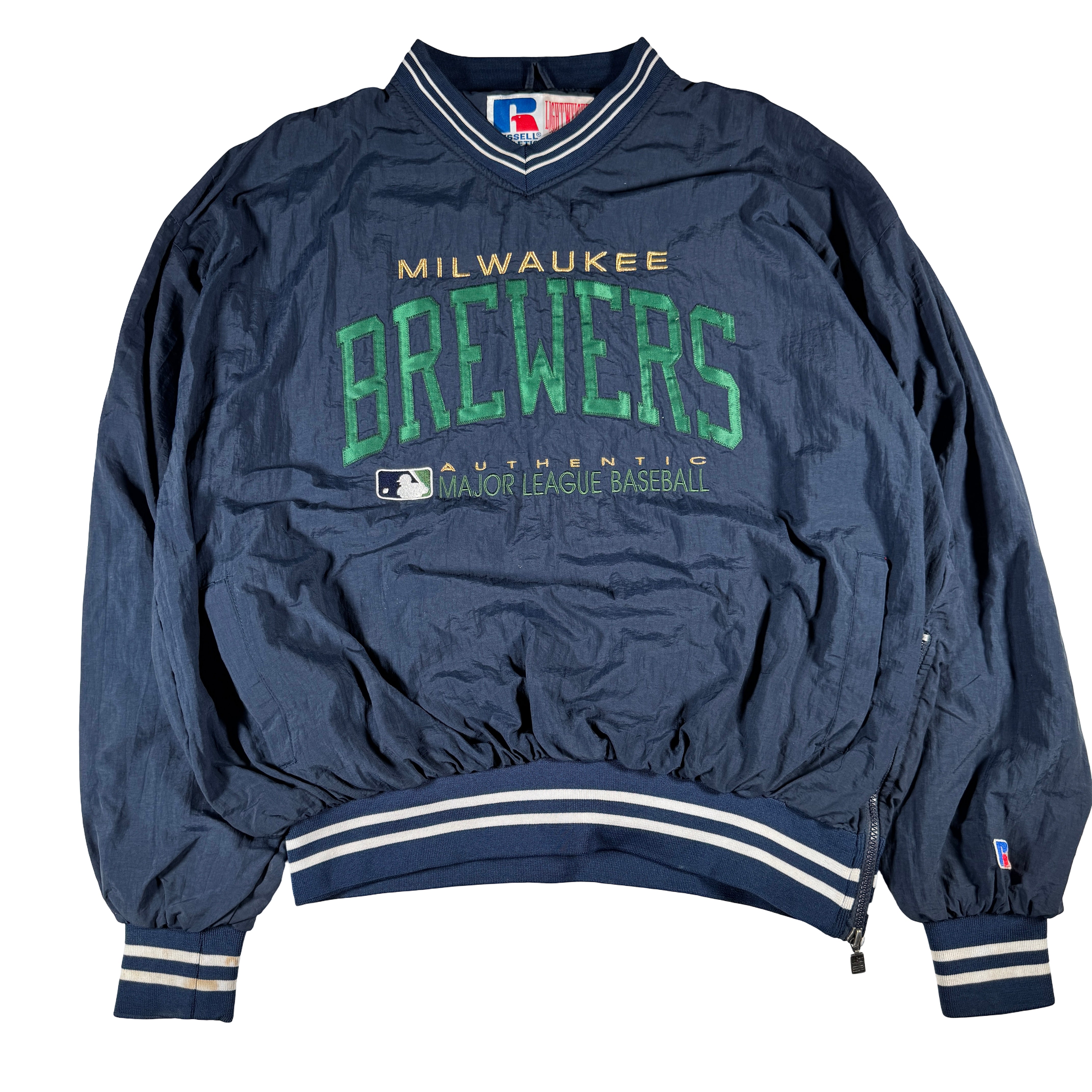Milwaukee Brewers Vintage Original 1990s Russell Athletic Pullover Sweater GA 