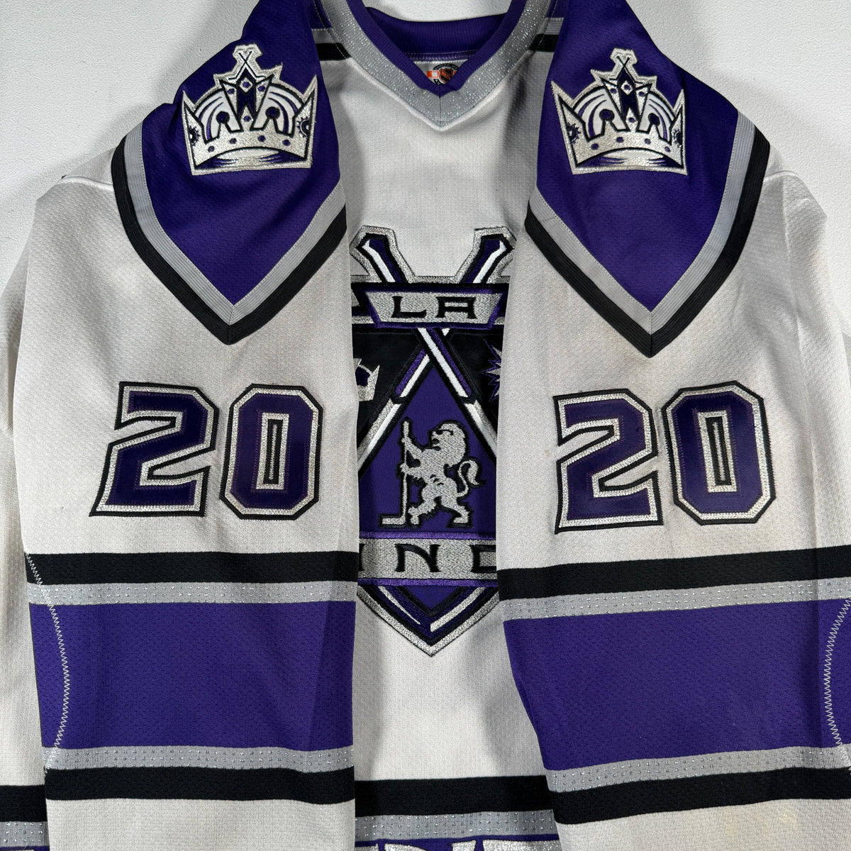 Luc Robitaille Los Angeles Kings Autographed Signed Pro Model Jersey Kings LOA