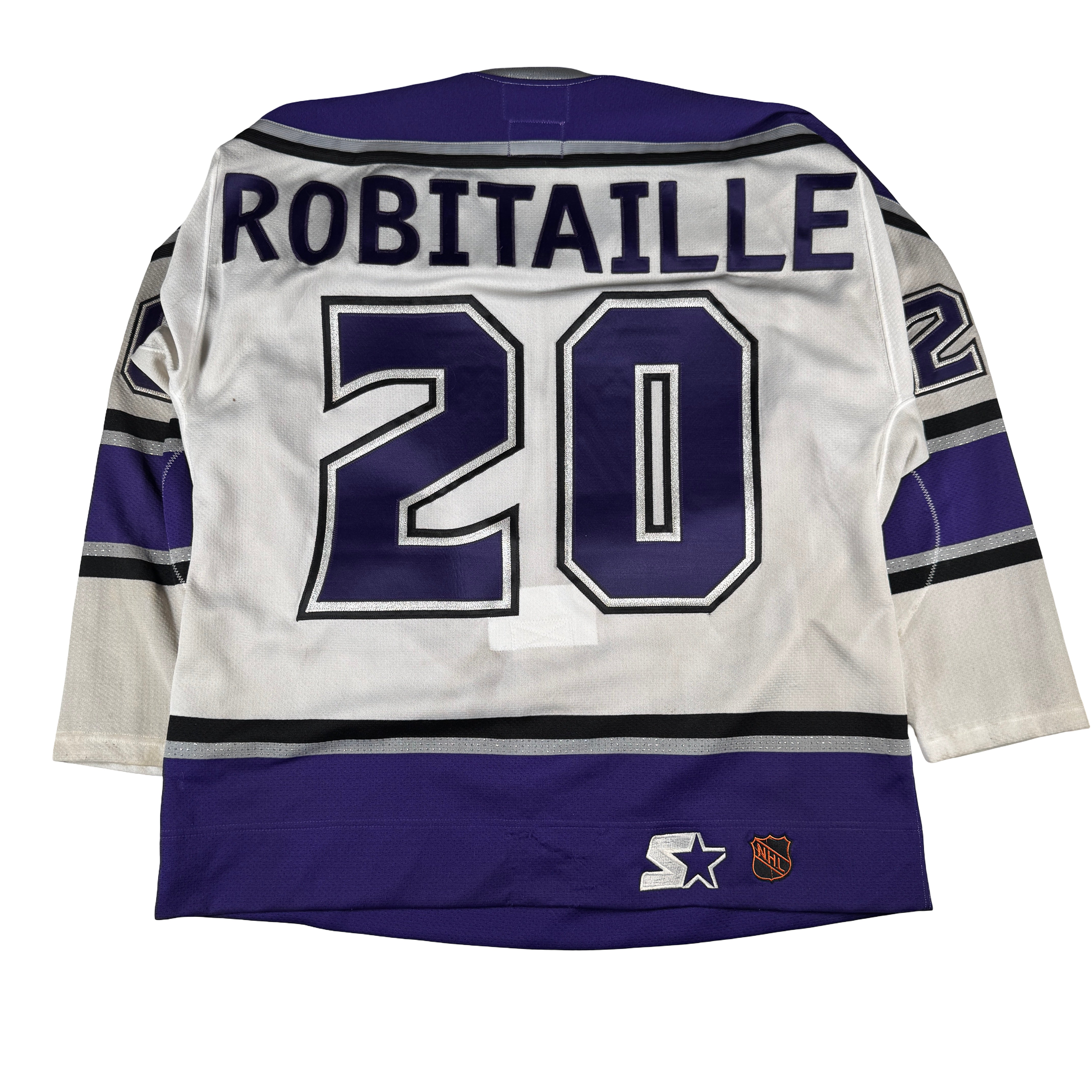Luc Robitaille Los Angeles Kings Autographed Signed Pro Model Jersey Kings LOA