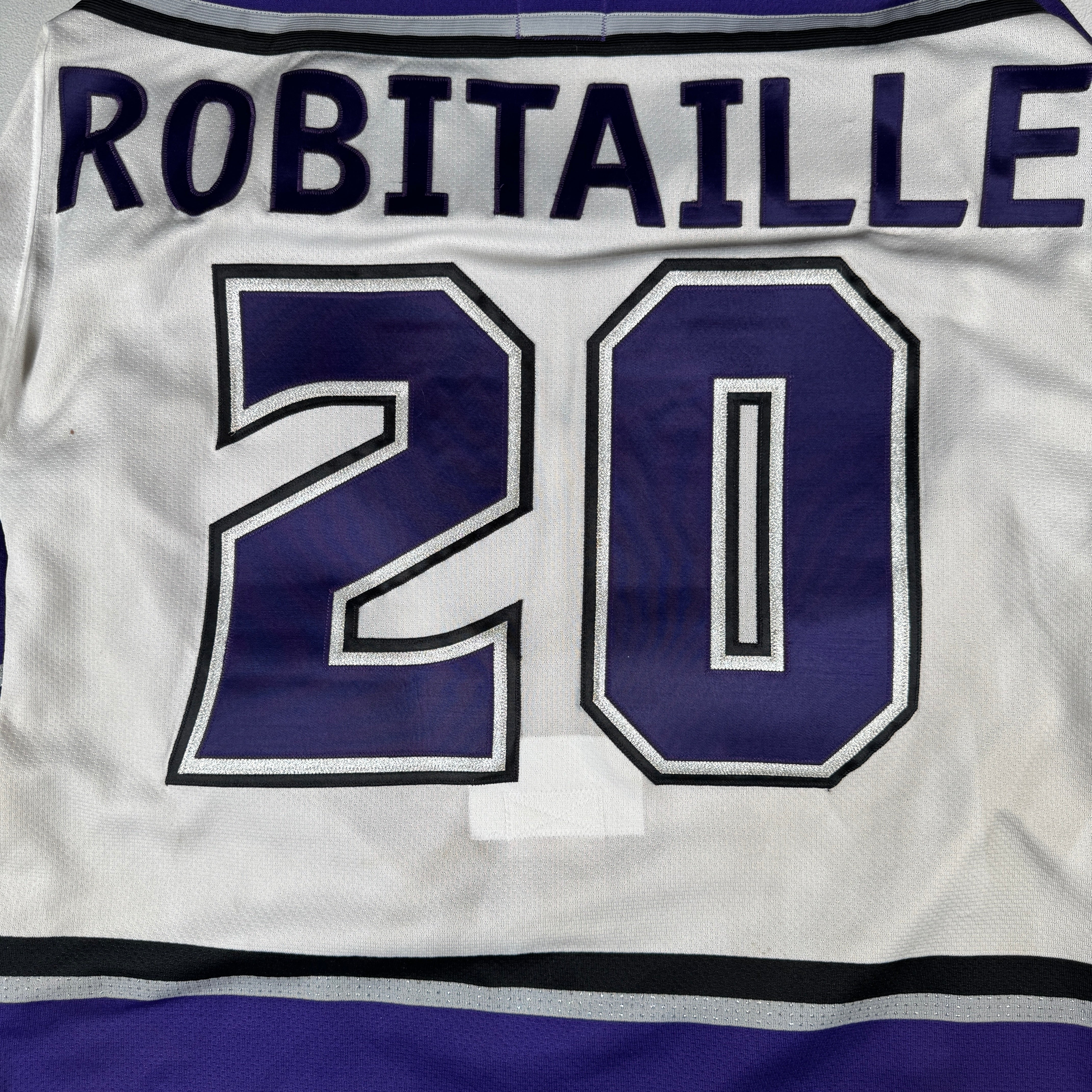 Luc Robitaille Los Angeles Kings Autographed Signed Pro Model Jersey Kings LOA