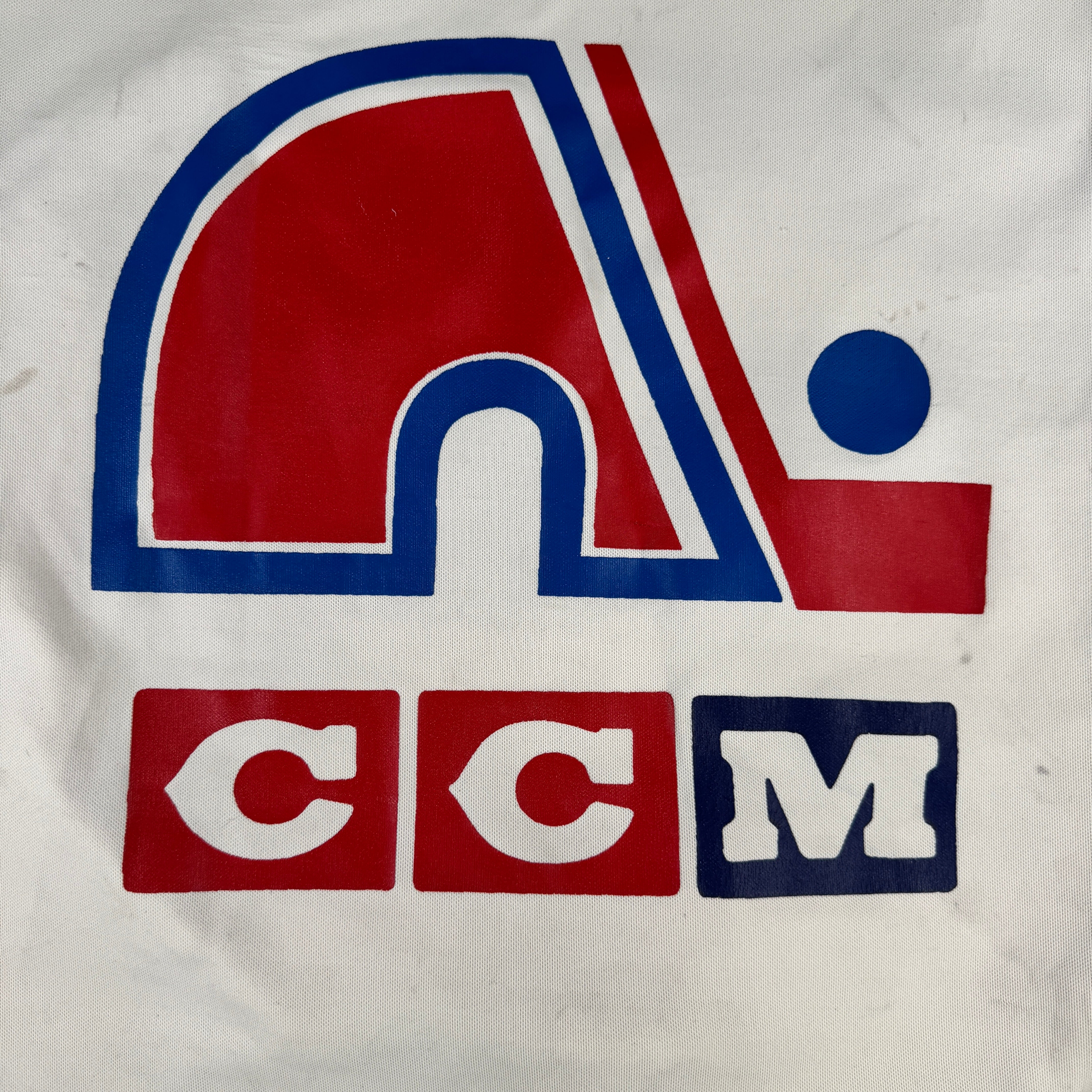 Quebec Nordiques Ed Ward Game Worn Used Training Camp Jersey AMCo LOA