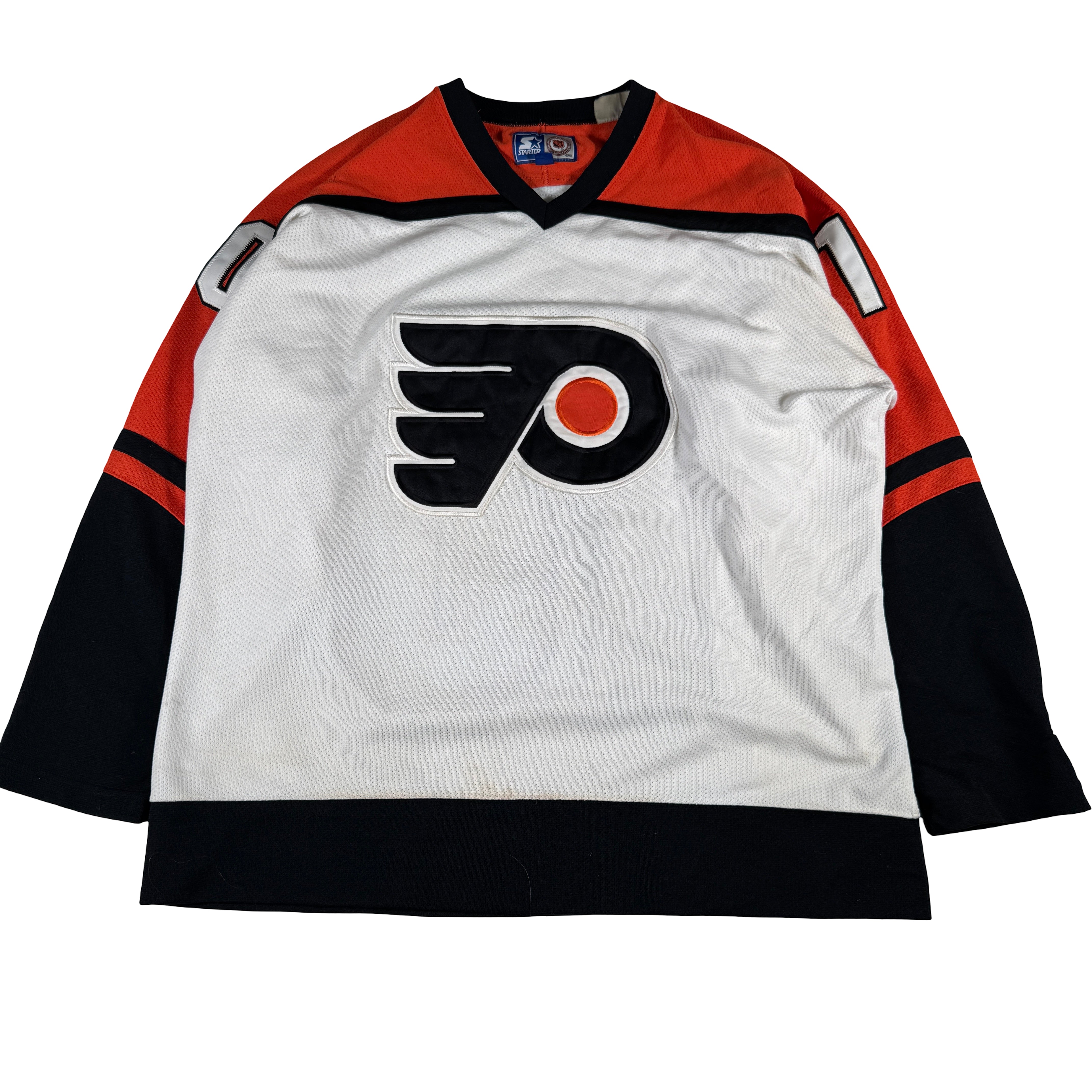 John LeClair Philadelphia Flyers Vintage Original Starter Jersey GA 