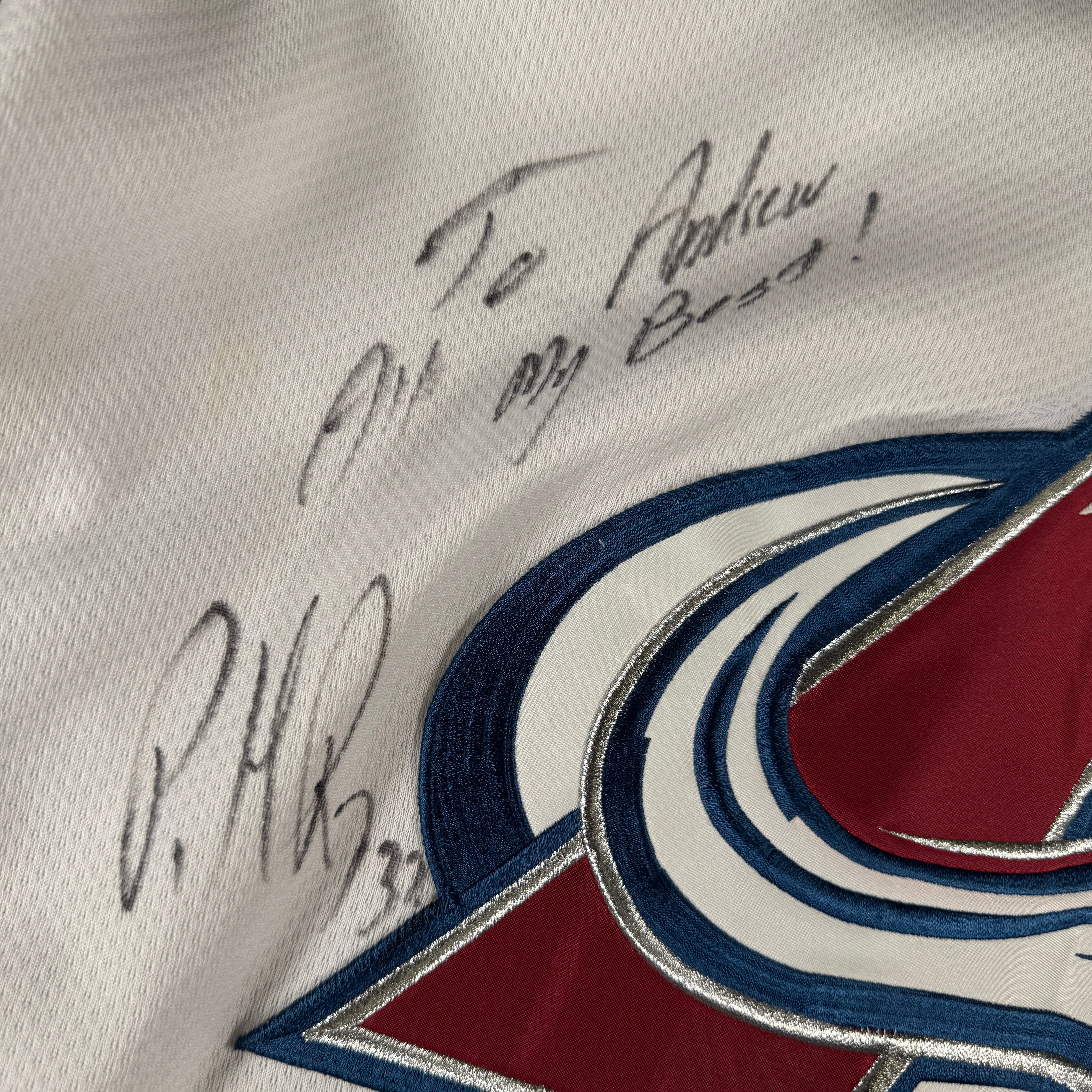 Patrick Roy Colorado Avalanche Autographed Signed Starter Jersey AMCo COA