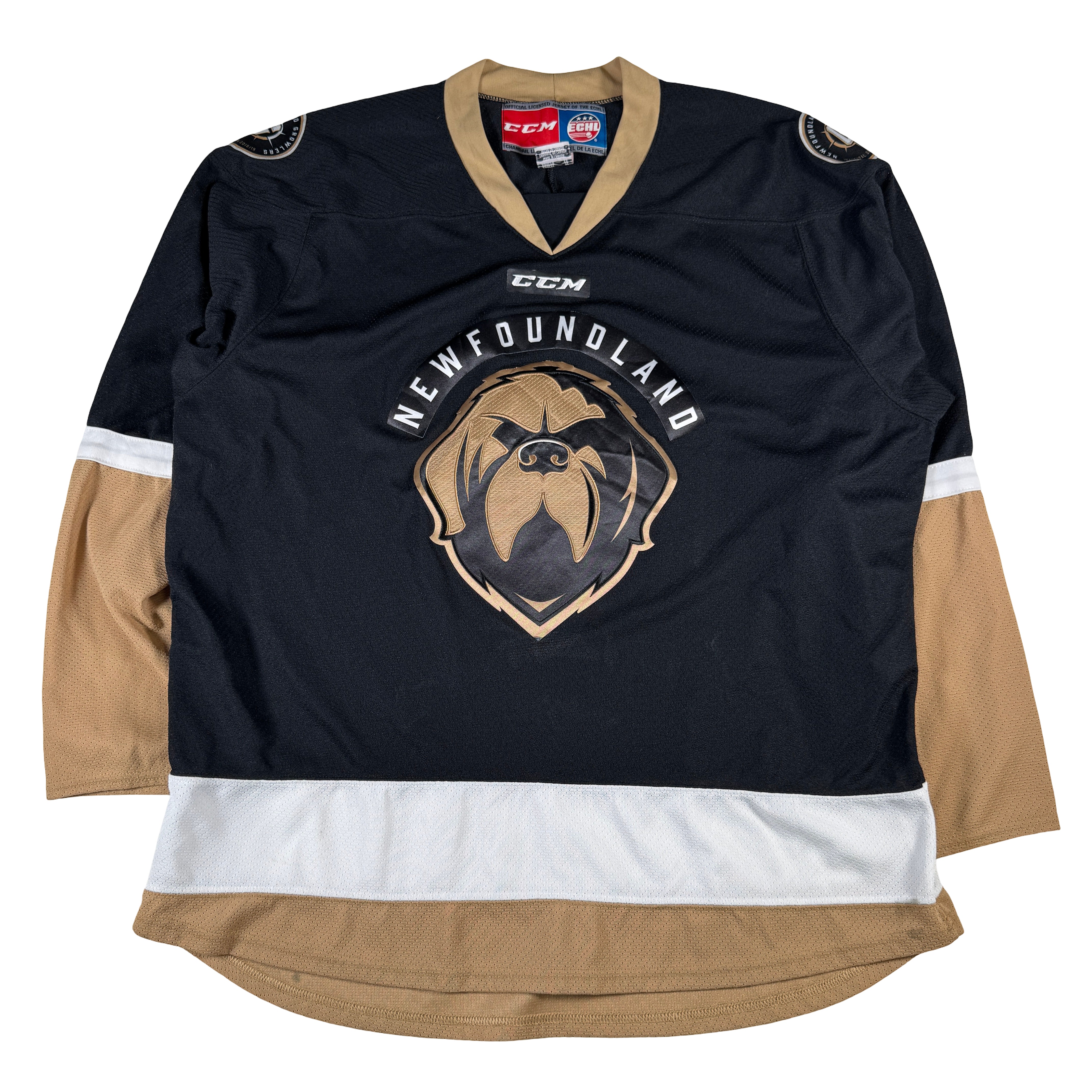 Newfoundland Growlers Original Official CCM ECHL Hockey Jersey GA 