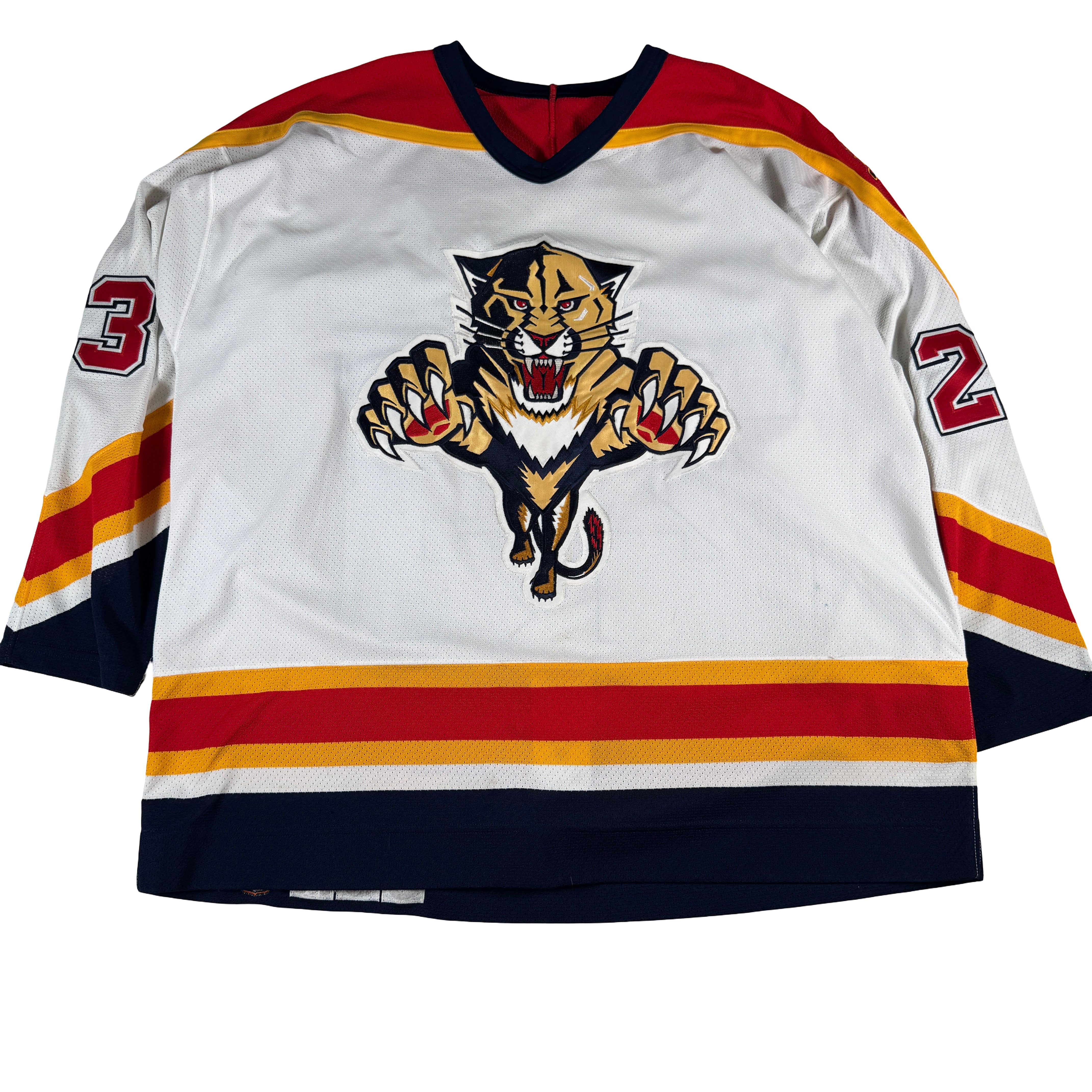 Florida Panthers Vintage Original #23 CCM Maska Authentic Hockey Jersey GA 
