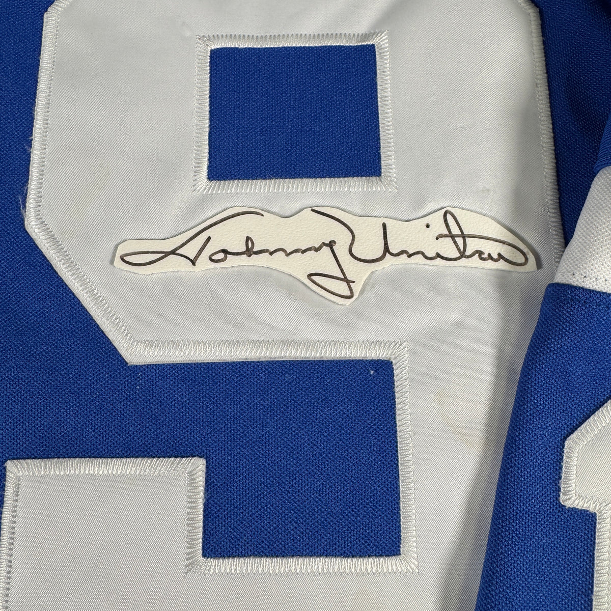 Johnny Unitas Baltimore Colts Autographed Signed Mitchell & Ness Jersey AMCo COA